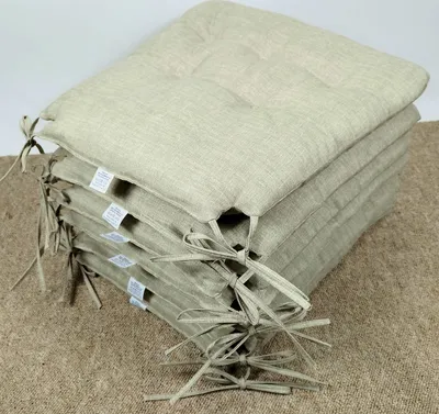 Produktbild von Rattani Stuhlkissen Sitzkissen, Stuhlkissen Marina "trapez" Fb. soft grau Set 6