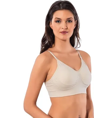 Produktbild von Mikrofaser Sport BH mit Pad Einlagen Wohlfühl Bustier Ohne Bügel SEAMLESS 3023