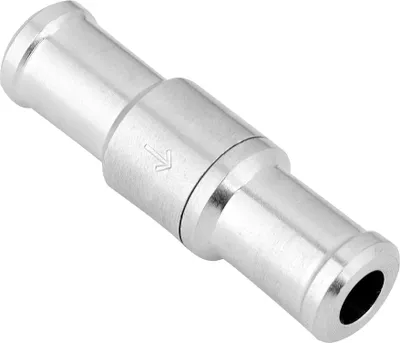 Obrázek produktu pro Hliníkový řadový přímý zpětný ventil Palivo Nafta Plyn Kapalný vzduch Jednosměrný zpětný ventil (12 mm)