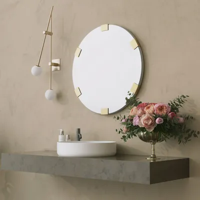 Obrázok produktu pre Skye Decor, Dekoratívne zrkadlo - Lalene (zlatá)