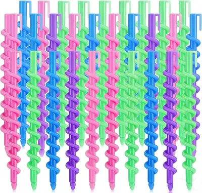 Produktbild von Haarwickler Spiral, 26 Stück, 15,5 cm, Kunststoff, für mittellanges und langes Haar