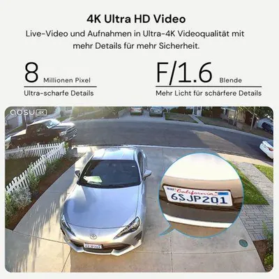 Produktbild von Aosu Smart Security SolarCam P1 SE System 4-Cam Kit