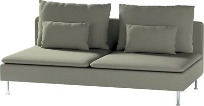 Produktbild von Dekoria Bezug für Söderhamn Sitzelement 3, grau-beige, Bezug für Sitzelement 3