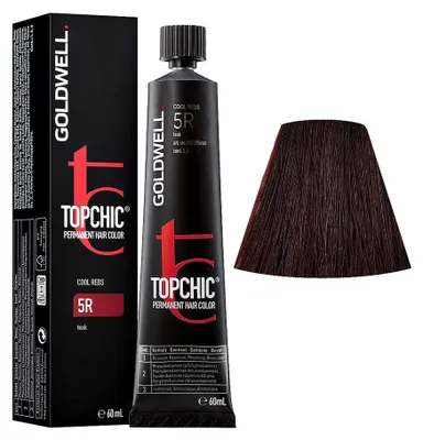 Immagine prodotto di Goldwell Topchic Tube C5R Teak 60ml  - colore permanente in tubo
