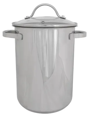 Zdjęcie produktu dla Rondel do szparagów Daily D160xh21cm z pokrywką ze stali nierdzewnej