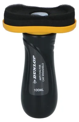 Productafbeelding van Dunlop Anti Condens Auto Anti Condens Spons Anti Fog Vloeistof 100ML Anti Mist en Condensatie voor Autoruiten Handige Vloeistof met Spons Veilig Rijden Zwart/Geel
