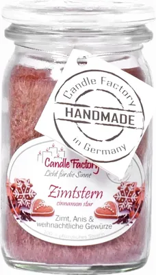 Produktbild von Candle Factory Baby Jumbo Zimtstern Duftkerze Dekokerze 308180