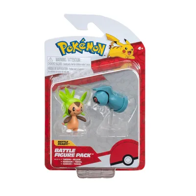 Image de Jazwares Pokémon Battle Chespin et Beldum