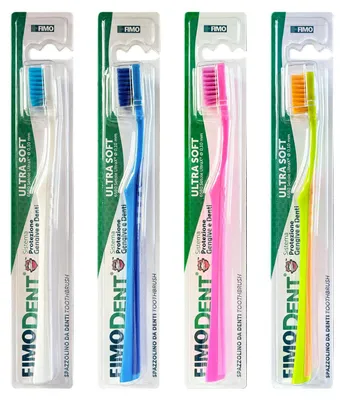 Zdjęcie produktu dla Szczoteczka do zębów Fimodent Ultra Soft z systemem ochrony dziąseł i zębów