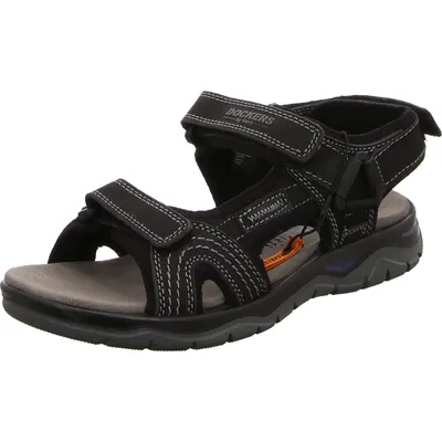 Produktbild von Dockers Tieffußbett Sandaletten in schwarz, Gr. 41