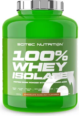 Produktbild von Scitec Nutrition 100% Whey Isolate 1816g Schokolade-Haselnuss