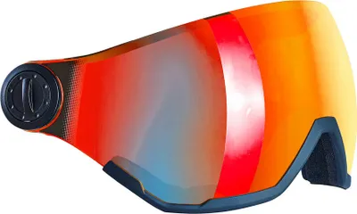Produktbild von BLACK CREVICE Skihelm Ersatzvisier - Modell: Gstaad, Kirchberg, Silvretta, Calgary, Leogang | Farbe: Rot Revo