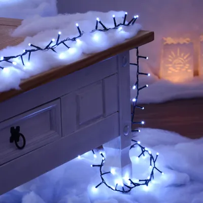 Produktbild von 1800LED Lichterkette 34m kaltweiss für außen und innen Außenbeleuchtung Weihnachtsbeleuchtung