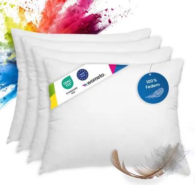 Obrázek produktu pro sada 4 péřových polštářů 40x50