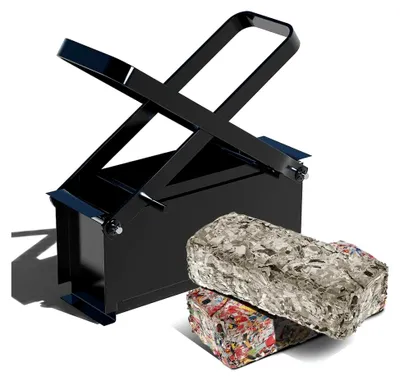 Produktbild von Papierbrikettpresse aus Stahl für Altpapier