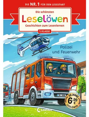 Immagine prodotto di Die schönsten Leselöwen-Geschichten zum Lesenlernen - Polizei und Feuerwehr