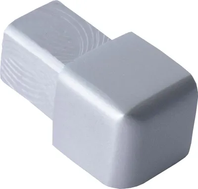 Produktbild von Dalsys Endstück für Fliesenschiene 10mm, Quadratprofil Aluminium (eloxiert) Silber matt, Fliesenprofil