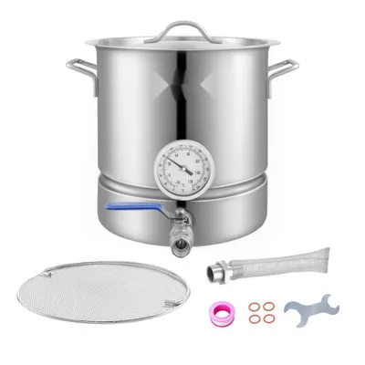 Image de Braukessel Heimbrauanlage 5 Gal Brauerei Gärtopf - Inox- Bierbrauanlage.