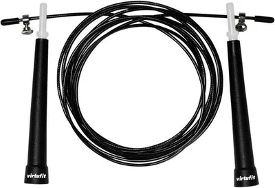 Produktbild von Famanu Springseil - Verstellbare Länge - 300 cm - Schwarz