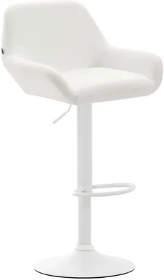 Produktbild von 2er Set Barhocker Braga Kunstleder weiß weiß