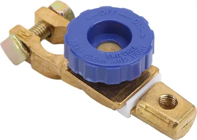 Zdjęcie produktu dla Odłącznik akumulatora do górnego słupka, 15-17 mm, 100 A, mosiężny, nierdzewny, do samochodu, kampera, łodzi, ciężarówki