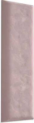 A single, light pink upholstered wall panel is shown against a white background.