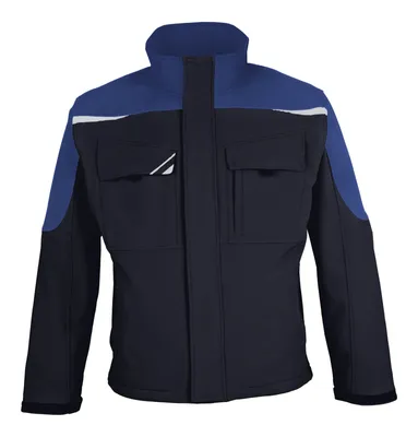 Produktbild von BESTWORK Softshell-Jacke hydronblau/kornblau, Gr. 2XL - PKA Klöcker