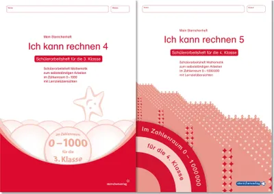Produktbild von Ich kann rechnen 4 und 5 - 2 Schülerarbeitshefte für die 3. und 4. Klasse