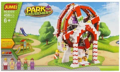 Zdjęcie produktu dla Klocki Jumei PARK ROZRYWKI 458 elementów, 47 x 28 cm