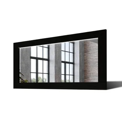 Obrázek produktu pro 170x80 Velké zrcadlo LED v dubovém rámu na zeď LDR225 Oak Black Starší povrchová úprava
