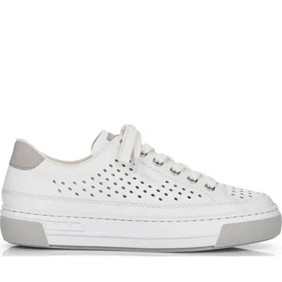 Produktbild von Rieker Damen Sneaker L8849-80 Farbe:Weiß Größe: 36
