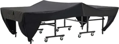 Produktbild von Wasser- und staubdichte Tischtennis-Abdeckung, Schwarz, 280 x 153 x 73 cm (Schwarz)
