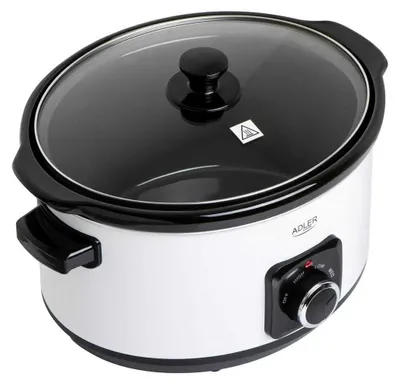 Zdjęcie produktu dla Adler AD 6413W, 5,8 l, Biały, Czarny, Obrotowy, 10 os., 85 °C, 100 °C