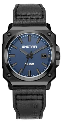 Productafbeelding van G-Star Datum horloge Cube Black