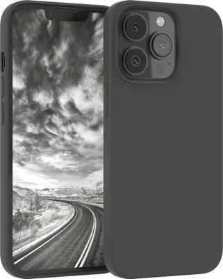 Produktbild von EAZY CASE Silikonhülle für Apple iPhone 13 Pro Silikon Backcover Schutz in Grau