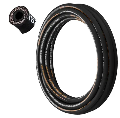 Zdjęcie produktu dla Wąż Hydrauliczny Vevor 1 9 Cm X 15 2 M 3120 Psi Mocny Gumowy Z Dwoma