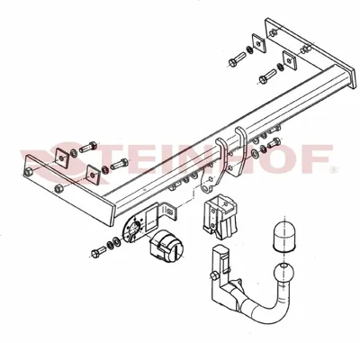 Produktbild von Z548249 Anhängerkupplung passend für VOLVO V70 2011-2016 abnehmbar