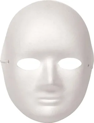 Produktbild von Glorex Papp-Maske Frau 17 x 20 cm