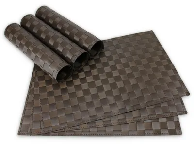 Immagine prodotto di Tovagliette MODERN set di 6 marrone come tovagliette da tavola