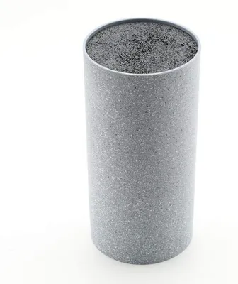 Immagine prodotto di Blocco universale per coltelli, con inserto in nylon, adatto per utensili da cucina, coltelli da Vetroceramica e coltelli da bistecca, privo di BPA, colore grigio