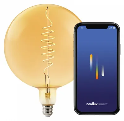 Zdjęcie produktu dla Żarówka SMART E27 Bursztynowy 380lm 2200K 2170122747 Nordlux