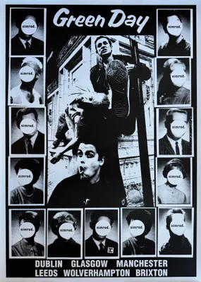 Obrázok produktu pre Green Day – BRITÁNSKE TURNÉ – Plagát – 64x90 cm