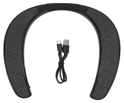 Immagine prodotto di Altoparlante Bluetooth con archetto da collo, dispositivo vivavoce stereo, portatile, wireless, trasportabile per la casa, l'aria aperta, lo sport, i viaggi