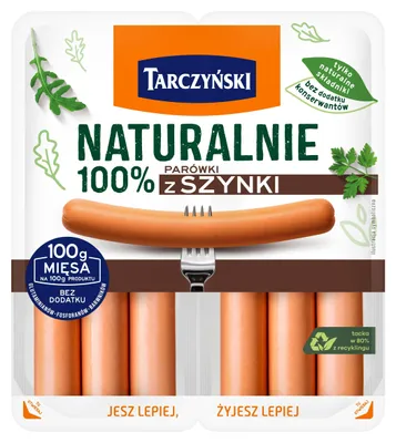 Zdjęcie produktu dla Parówki z Fileta z Kurczaka Family Pack 360g Tarczyński