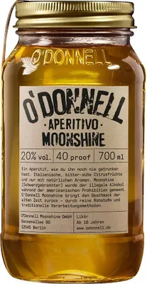 Produktbild von O'Donnell Aperitivo Moonshine Likör, 20% Vol. 0,7 l