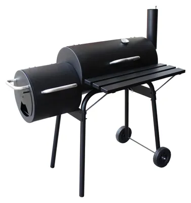 Image de Barbecue au charbon avec grille en acier et fumoir latéral Essex
