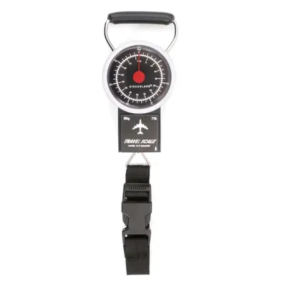 Produktbild von Kompakte digitale Kofferwaage 12x12 cm, 35 kg, LCD-Anzeige, 100cm Maßband