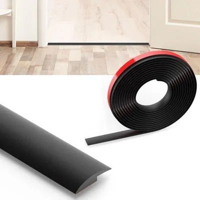 Immagine prodotto di Profilo di raccordo in PVC nero 2 m x 3 cm per pavimenti