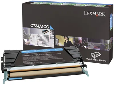 Produktbild von Rückgabetoner / Cyan / 6000 Seiten / für C73x, X73x