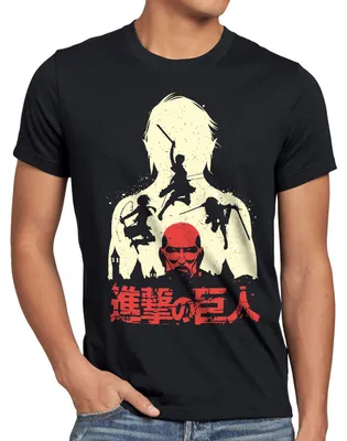 Produktbild von style3 Titan Fight Herren T-Shirt Aot on Attack